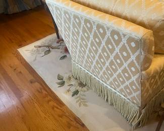 back view of the EJ Victor upholstered chair.