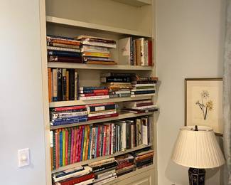 Fabulous cookbook collection available for purchase during in-person shopping on Friday and Saturday