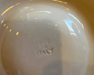 back of the artichoke plates