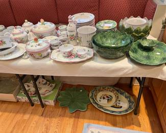 Overview of items available for purchase during in-person shopping on Friday and Saturday