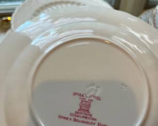 Spode "Billingsley Rose" set of china set for sale during in-person shopping Friday and Saturday.  