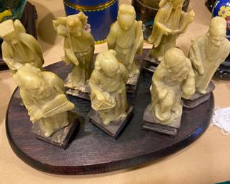 Asian collectibles available for purchase during in-person shopping on Friday and Saturday.