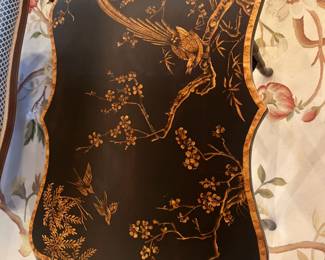 close up of the painted top