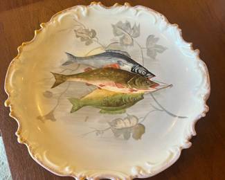 Limoges plate for sale during in-person shopping.