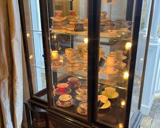 Demi-tasse and tea cups for sale during in person shopping Friday and Saturday.