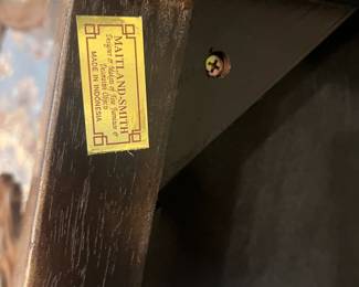 underneath the chair