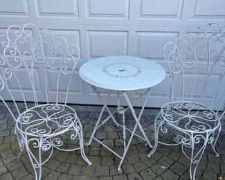 Three piece bistro style set 