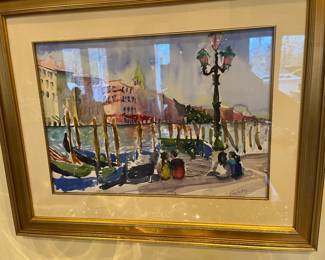 $290. Original art by Phillis Ray.  28"w x 22.5"h. Available for online purchase per the instructions on the sale details page, pickup is during in-person shopping hours.