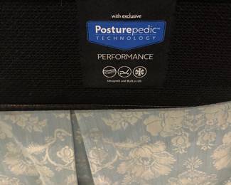 King size Posturepedic mattress set.