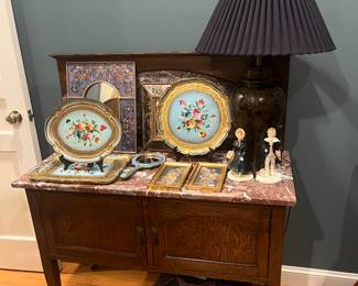 Collectibles  available for purchase during in-person shopping on Friday and Saturday.