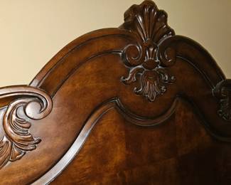 Woodwork of bedframe