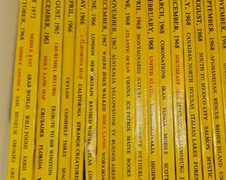 Vintage National Geographic magazines