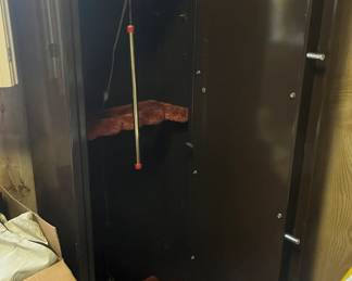 Gun safe with working combination provided