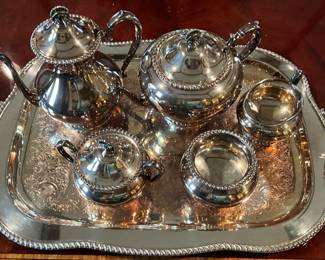 Silver tea set
