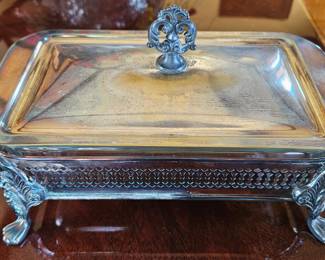 Silver serving pieces