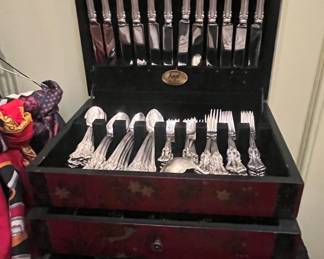 Sterling Silver set and chest