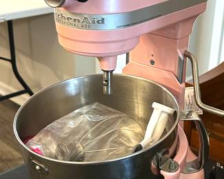Pink Kitchen Aid Professional 600 Mixer 
Retails over $600
$250
Model KP26M1XQ35P