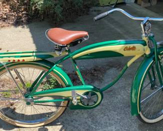 Columbia Five Star Superb Reproduction Bicycle with Figural Indian Light