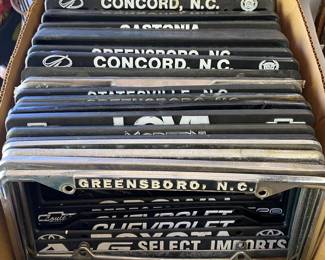 Advertising License Plate Holders