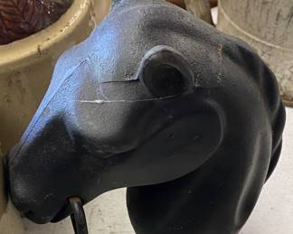 Cast Iron Horse Head for Post