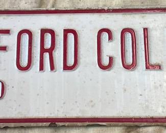 1970 Guilford College Tag