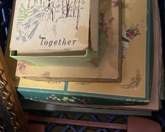 Vintage Cards in Boxes