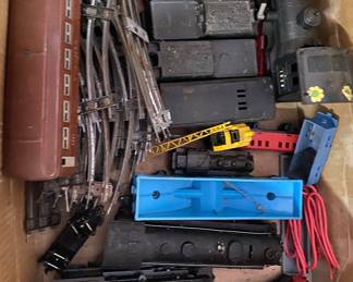 Vintage Train Engines and Cars