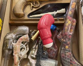 Figural Pistol Candy Containers