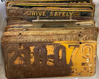 Old North Carolina License Plates