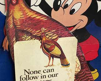 Vintage Wild Turkey Standee