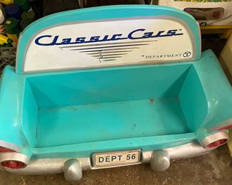 Department 56 Classic Cars Store Advertising Display