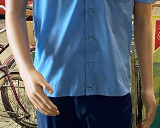 Mannequin with Tarheel Eights Ford Shirt and Hat (Car Group)
