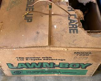 Vintage Lawn-Boy Model 7229 Push Mower in Original Box
