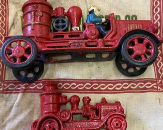 Cast Iron Fire Trucks