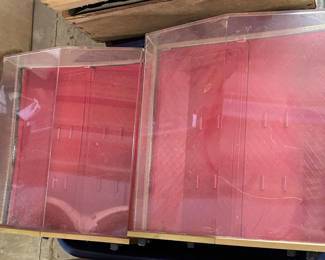 Vintage Plastic Display Cases