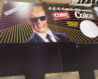 Vintage Coca Cola Max Headroom Cup Display in Original Box
