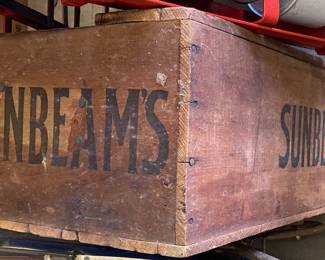 Wooden Sunbeam's Bread Crate