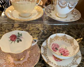 Assorted Cups & Saucers