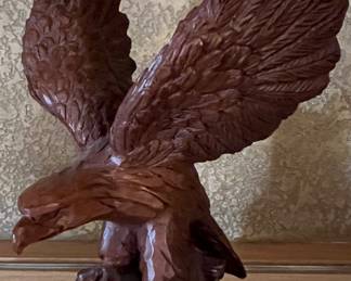 Wood Carved Eagle 