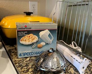 Hand Mixer, Steamer Basket, Electric Knife, Electric Roaster