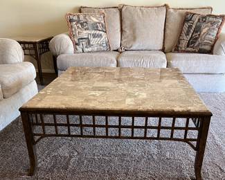 Stone Top Coffee Table 