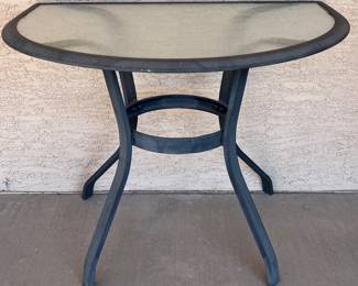 Patio Demilune Table