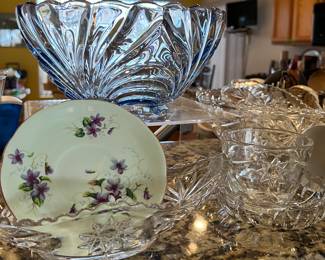 Assorted Cut Glass/Crystal