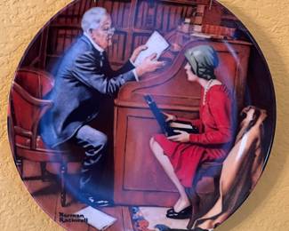 Norman Rockwell Plate