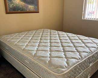 Queen Mattress/BS and Frame, Art
