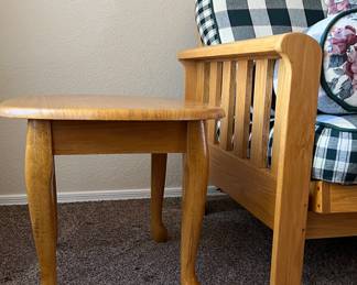 Oak End Table pair