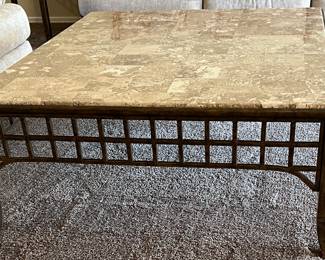 Stone Top Coffee Table