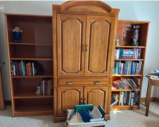 book shelves and books 