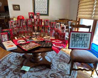 Huge bobblehead collection Cincinnati reds 