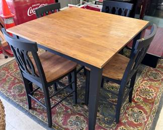 High Top Table 4 Chairs